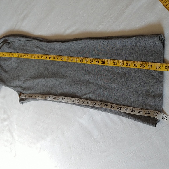 Express Trouser High Rise Wide Leg Gray Pants - Picture 13 of 17